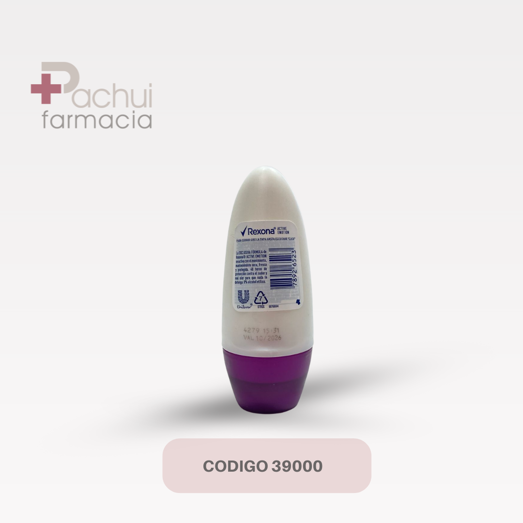 DESODORANTE REXONA ROLL ON ACT EMOTION 50ML