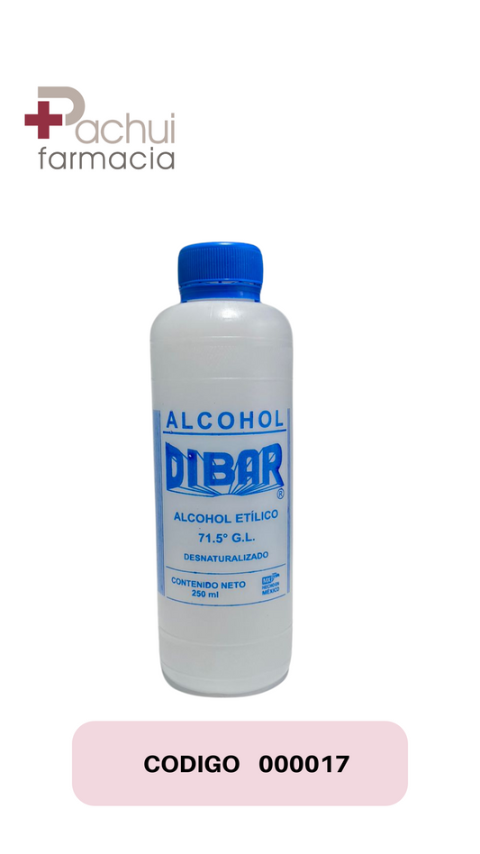ALCOHOL DIBAR AZUL 250ML