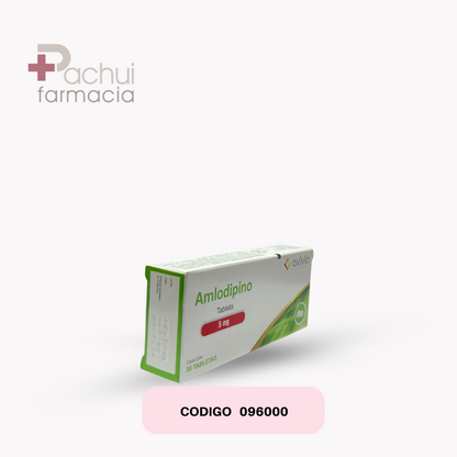 Amlodipino 30 Tab 5 Mg