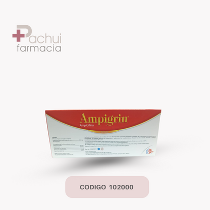 AMPIGRIN INF 250 MG SOL INY C/3 AMP 3 ML