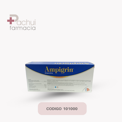 AMPIGRIN AD 500 MG SOL INY C/3 AMP 3 ML