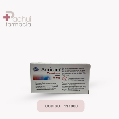 Auricam 15 Mg C/10 Tab