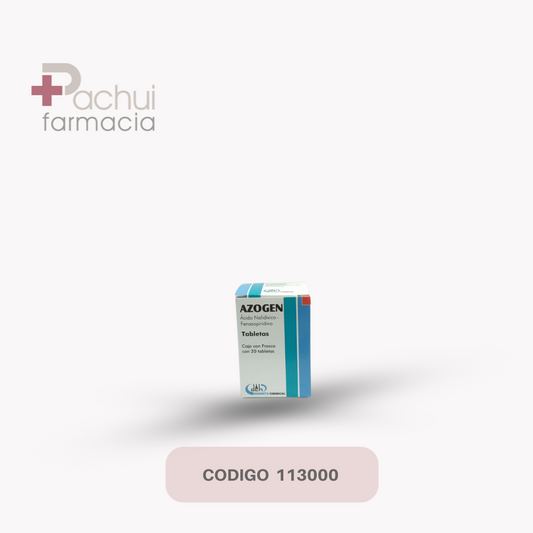 Azogen 20 Tab 500/50 Mg