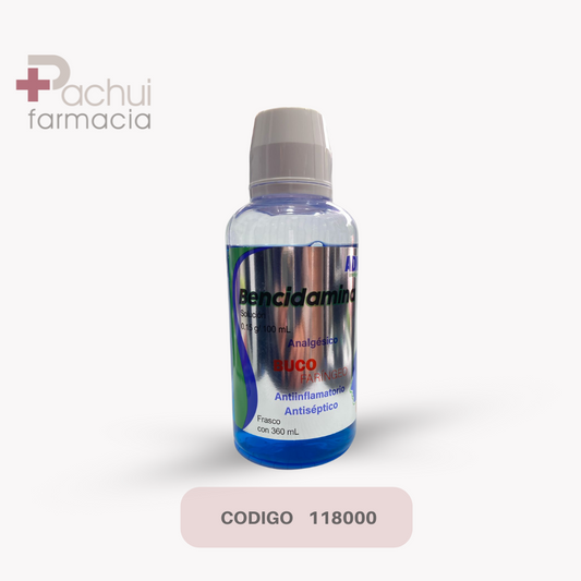 Bencidamina 0.15 G/100 Ml C/360 Ml Sol