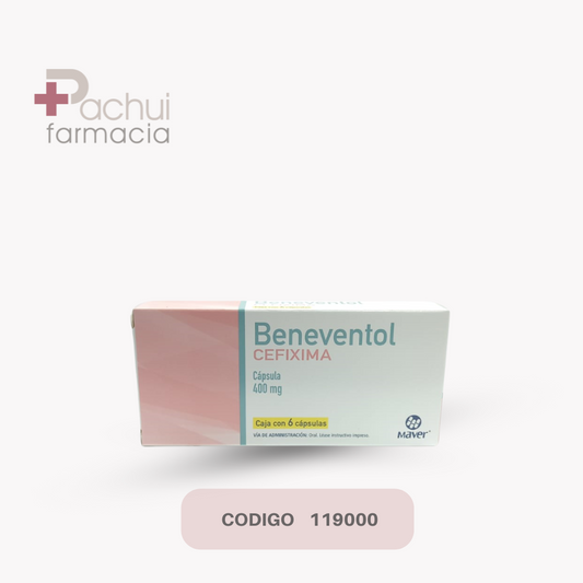 Beneventol 6 Caps 400 Mg