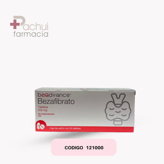 Bezafibrato 30 Tab 200 Mg