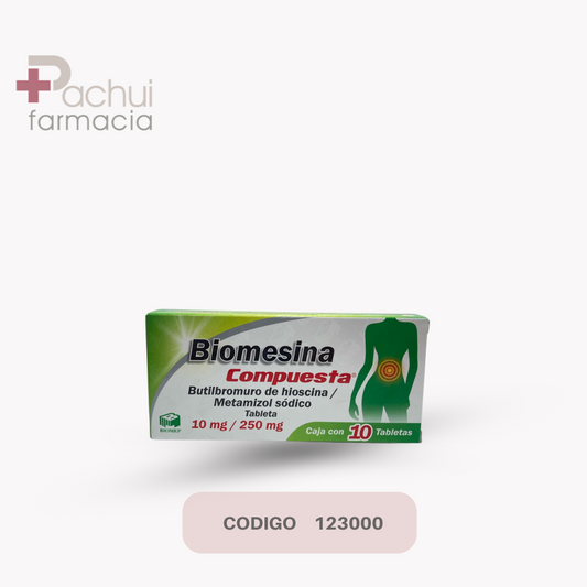 Biomesina Cta 250/10 Mg C/10 Tab