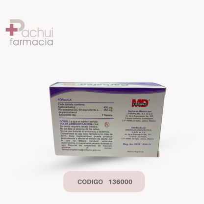 Carbafen 400350 Mg C/30 Tab