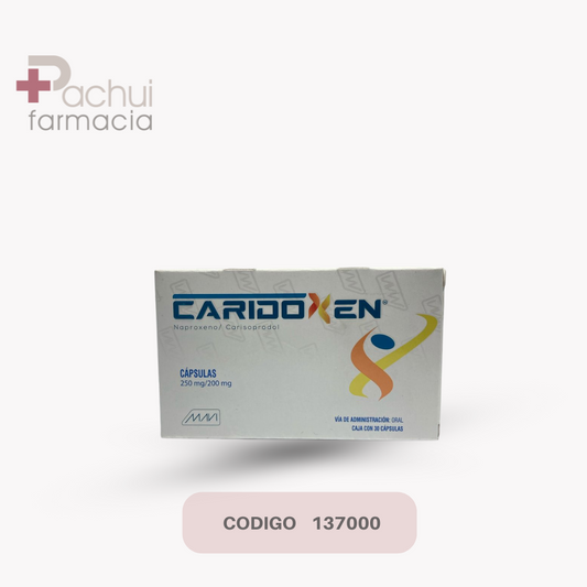 Caridoxen 250/200 Mg C/30 Cap