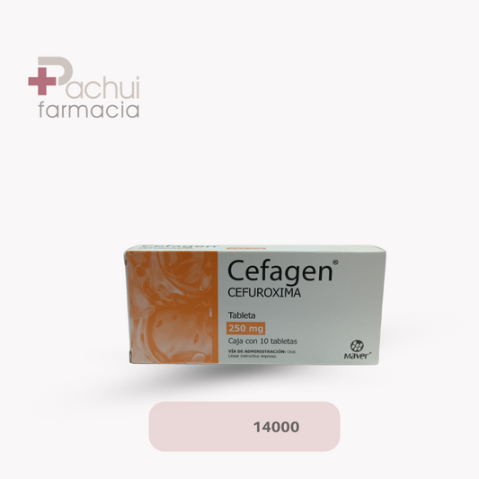 Cefagen 10 Tab 250 Mg