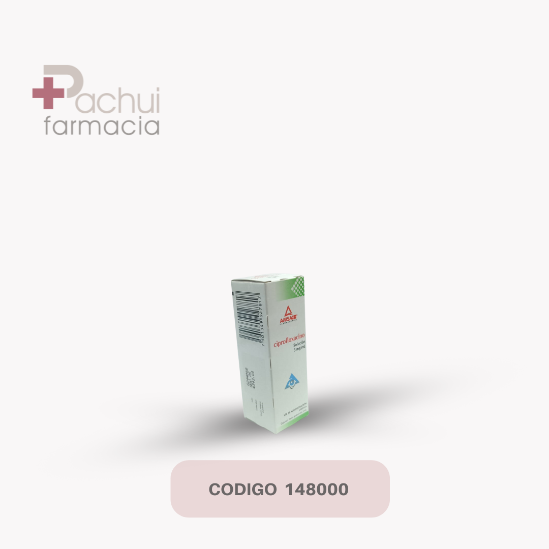 Ciprofloxacino Oft 3 Mg/Ml Sol C/5 Ml