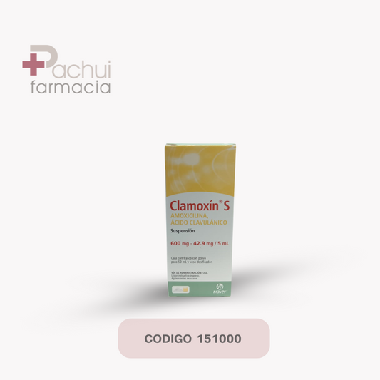 Clamoxin S 1 Susp 600/42.90Mg/50 Ml