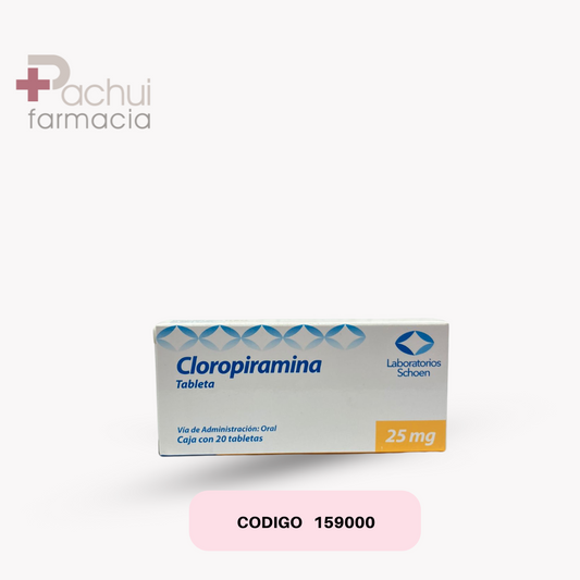 Cloropiramina 25 Mg C/20 Tab