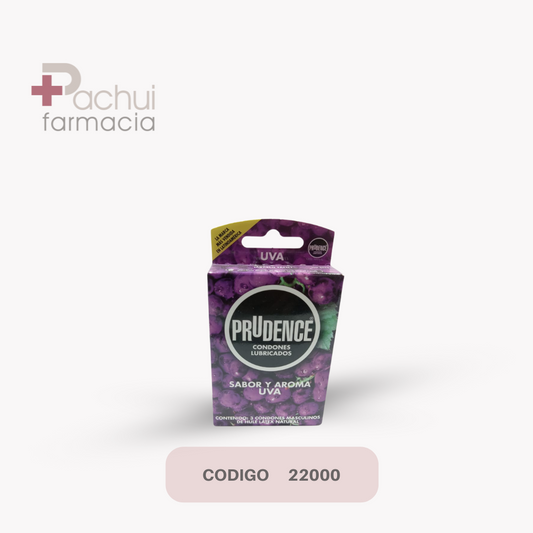 CONDONES PRUDENCE UVA C/3
