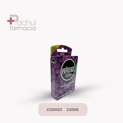 CONDONES PRUDENCE UVA C/3