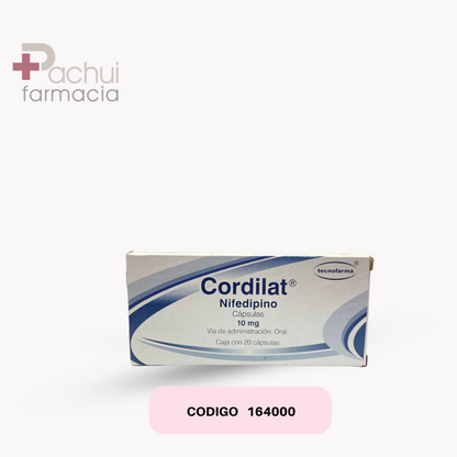 Cordilat 20 Caps 10 Mg