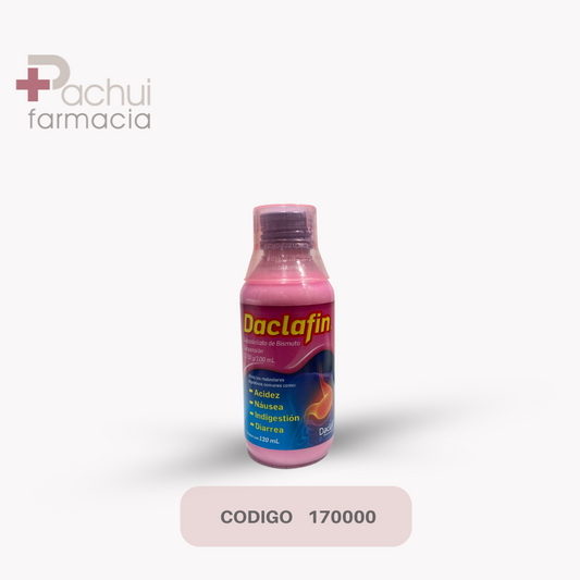 Daclafin Subsalicilato De Bismuto 120 Ml