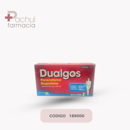 Dualgos 325/200 Mg C/20 Tab