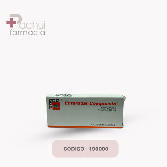 Enterodar Compuesto 10 Tab 200 Mg