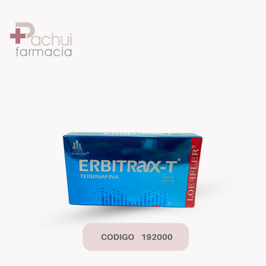 Erbitrax T 250 Mg C/7 Tab