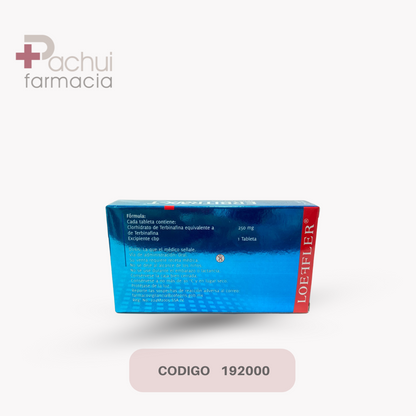 Erbitrax T 250 Mg C/7 Tab