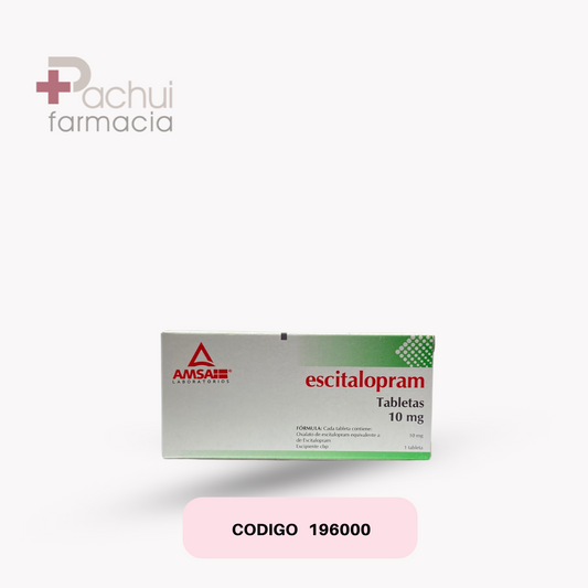 Escitalopram 10 Mg C/28 Tab