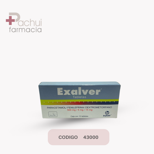 EXALVER TAB C/10 500/15/5 MG