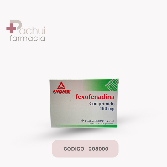 Fexofenadina 180 Mg C/10 Com