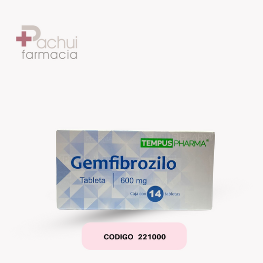 Gemfibrozilo 14 Tab 600 Mg