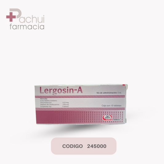 Lergosin-A 15 Tab 2/0.25 Mg