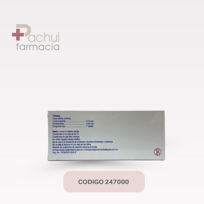 Levonorges/Etinile 0.15/0.03 Mg C/21 Tab