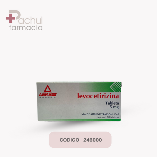 Levocetirizina 10 Tab 5 Mg