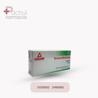 Levocetirizina 10 Tab 5 Mg