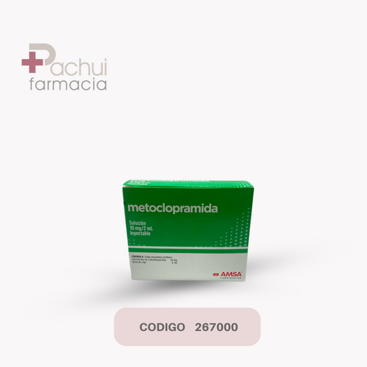 Metoclopramida 10Mg Sol Iny C/6 Amp 2Ml