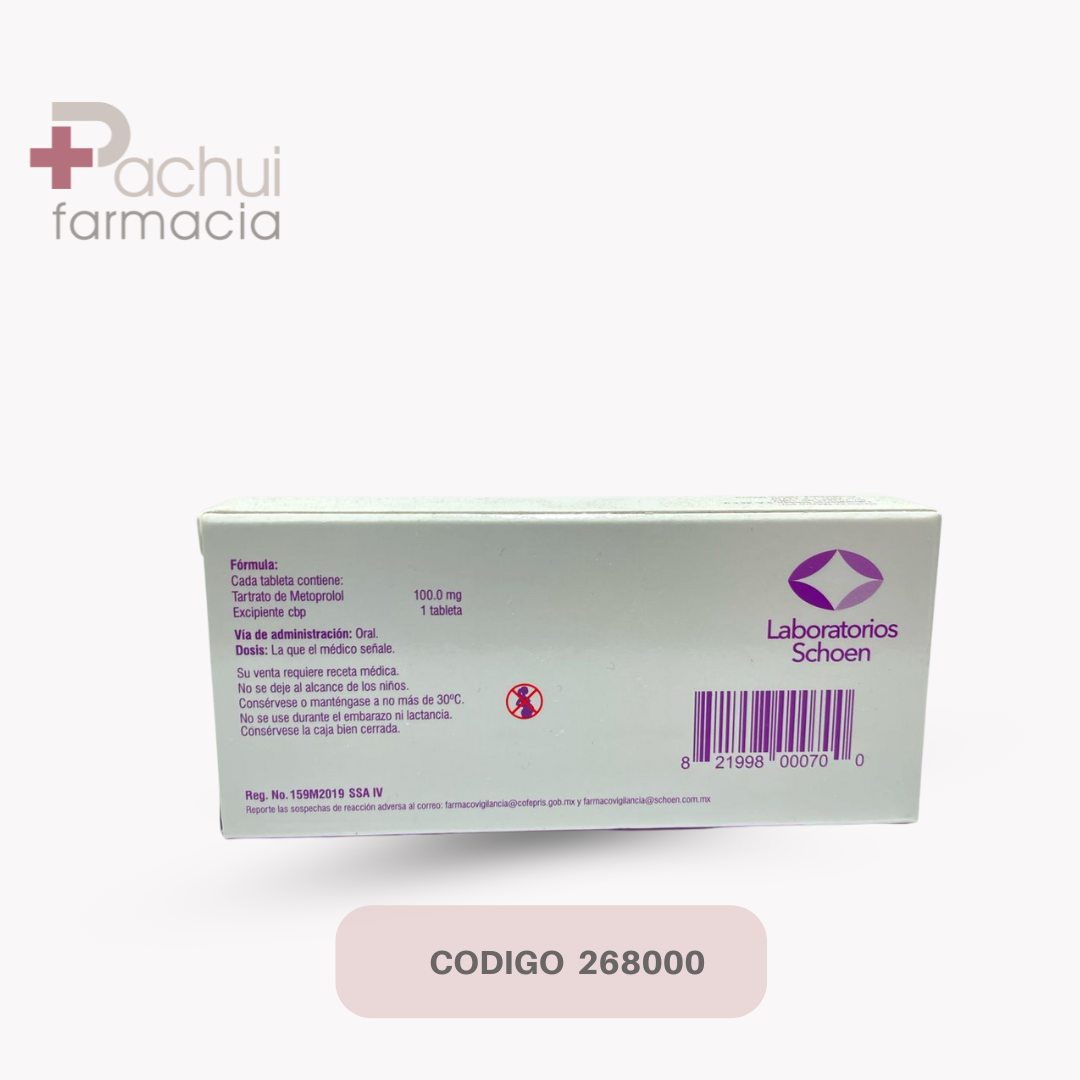 Metoprolol 20 Tab 100Mg