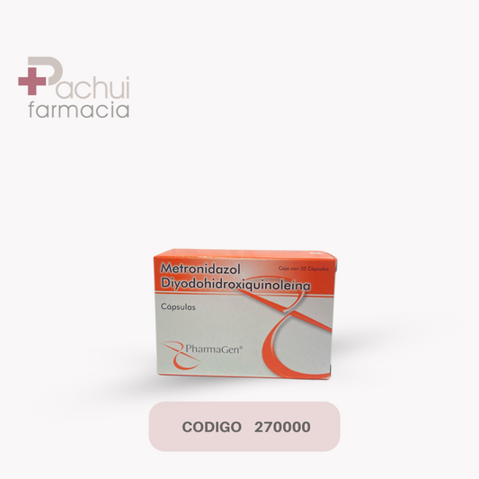Metronidazol/ Dycoohid 400/200Mg 30 Cap