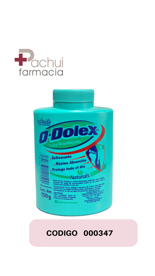 TALCO DESODORANTE O-DOLEX 150G
