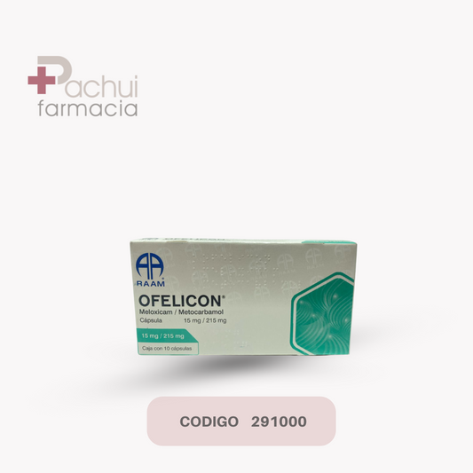 Ofelicon 10 Caps 15/215 Mg