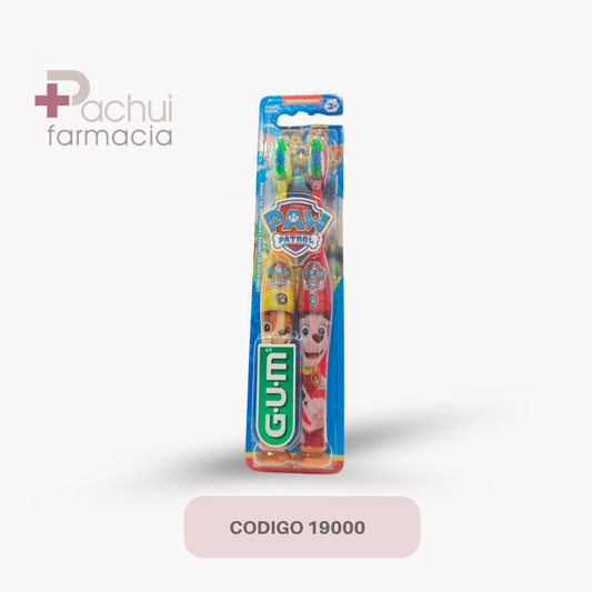 Cepillo Gum Inf Paw Patrol C/2