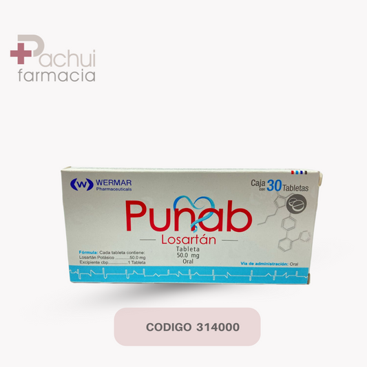 Punab 50 Mg C/30 Tab