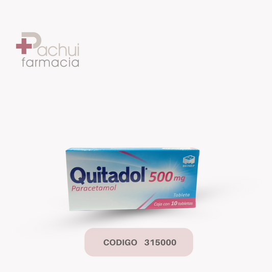 Quitadol 10 Tab 500 Mg