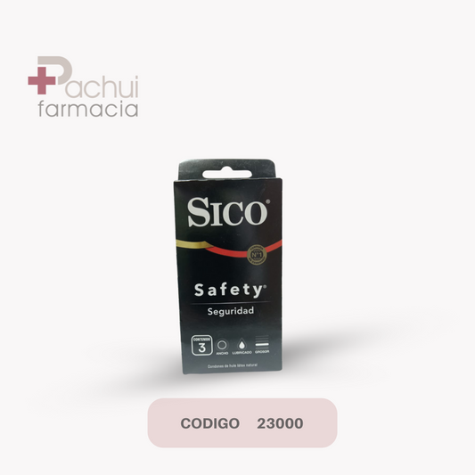 CONDONES SICO NEGRO FEEL CART C/3