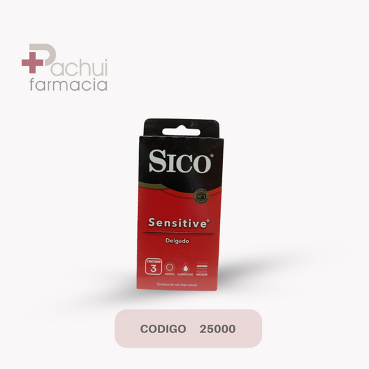 CONDONES SICO ROJO FEEL CART C/3