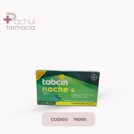 Tabcin Pods Noche Caps C/12