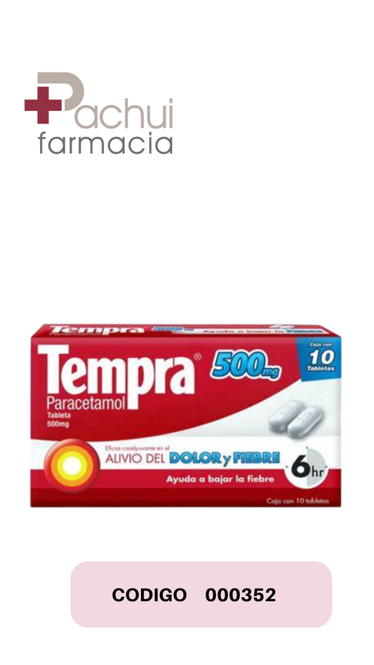 TEMPRA 500 MG TAB C/10