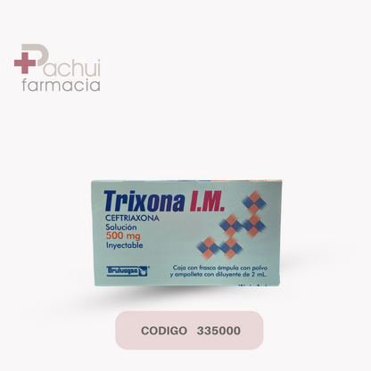 Trixona Im 500 Mg Sol Inv C/1 Amp 2 Ml