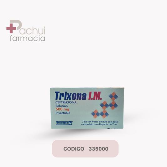 Trixona Im 500 Mg Sol Inv C/1 Amp 2 Ml