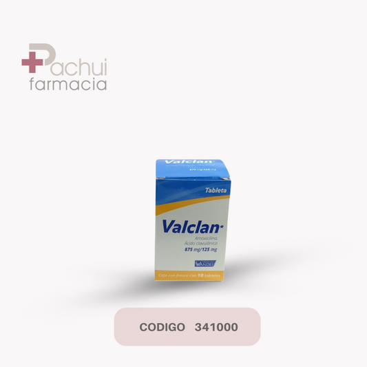 Valclan 875/125 Mg C/10 Tab