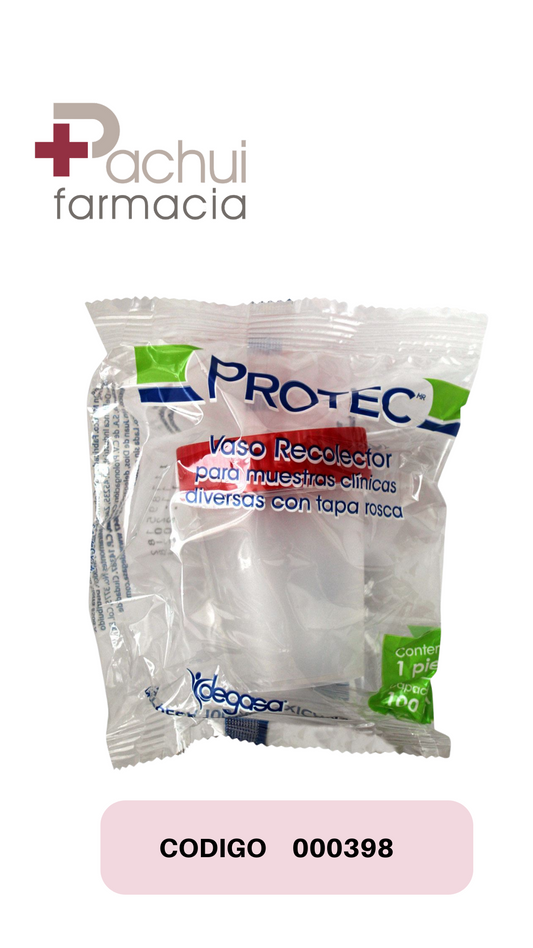 VASO COPRO 100ML RECOLECTOR DE ORINA