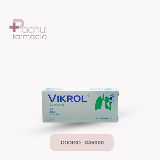 Vikrol 500 Mg C/10 Tab